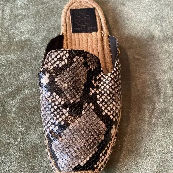 TORY BURCH Snakeskin Espadrilles